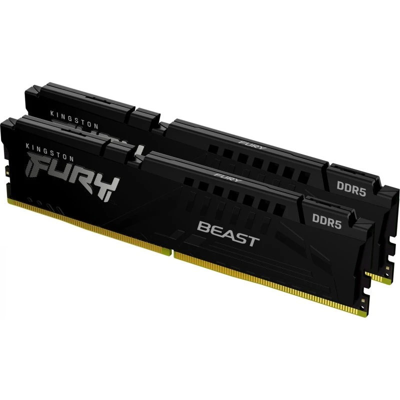 Kingston FURY Beast DDR5 64GB (2x32GB) 6000MHz CL30 - Sort