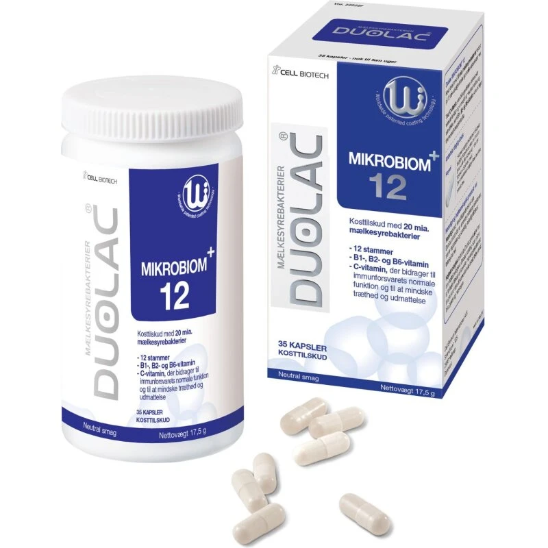 Duolac Mikrobiom 12 - 35 stk (20 mia pr. kapsel)