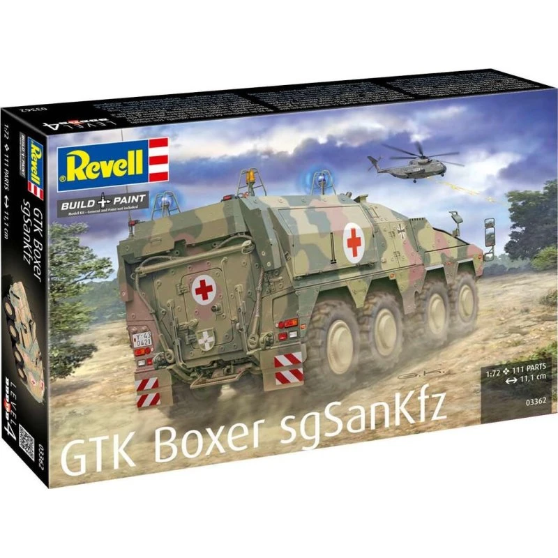 Revell GTK Boxer sgSANKfz 1:72 byggesæt, 111 dele