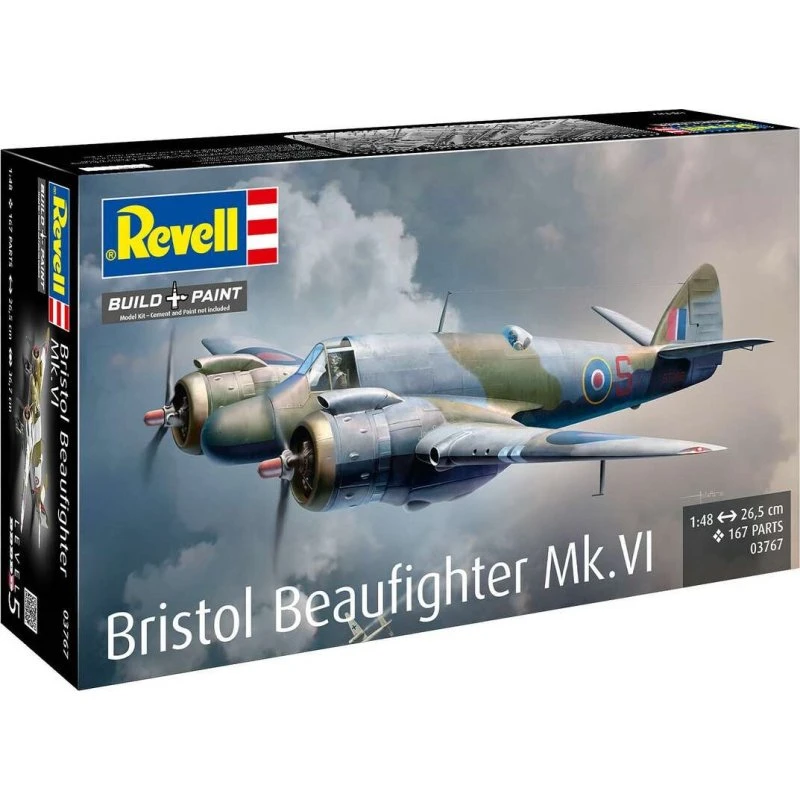 Revell Bristol Beaufighter Mk. VI byggesæt 1:48 (167 dele)