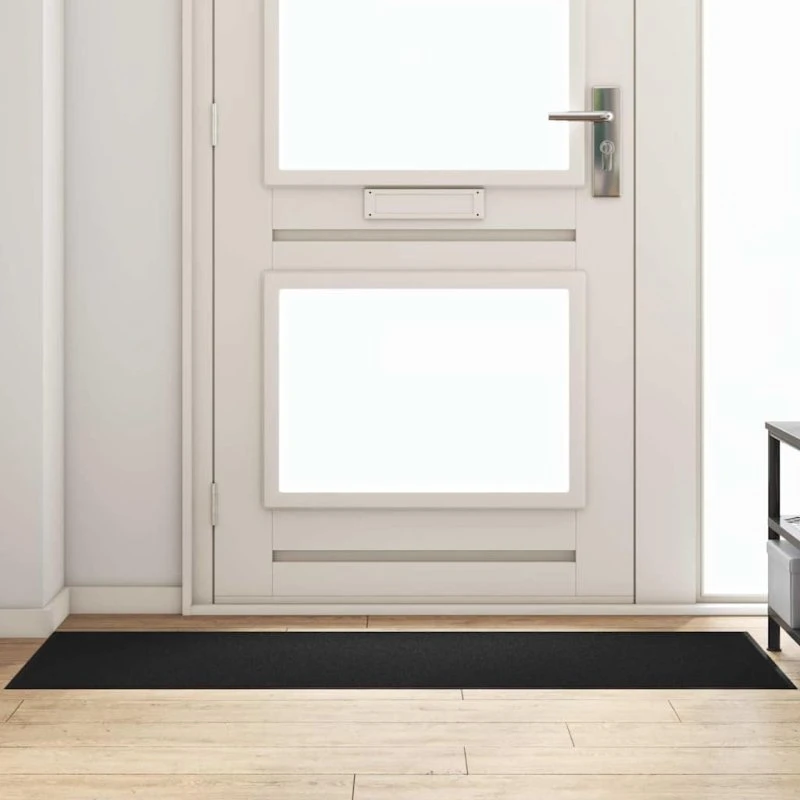 vidaXL Dørmåtte Sort 60x180 cm – Polypropylen/Vinyl