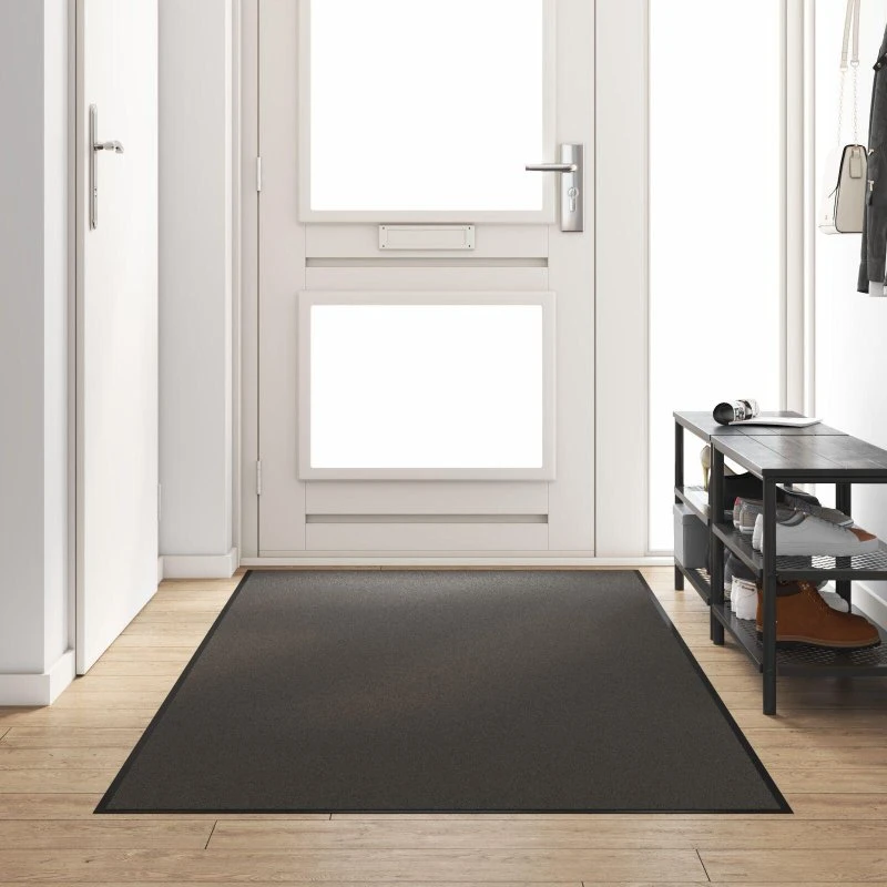 Dørmåtte Antracit/sort 120 x 250 cm – polypropylen/vinyl
