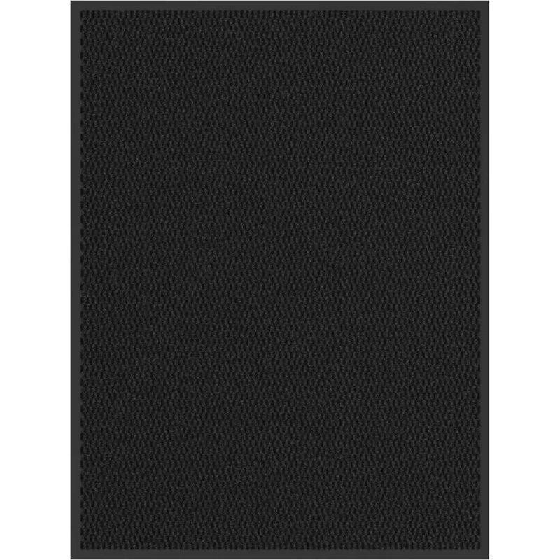 vidaXL dørmåtte 80x120 cm, sort