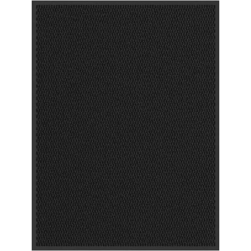 vidaXL Dørmåtte Sort 90x120 cm