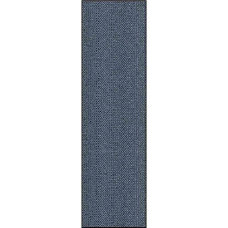 vidaXL Dørmåtte blå 115x400 cm