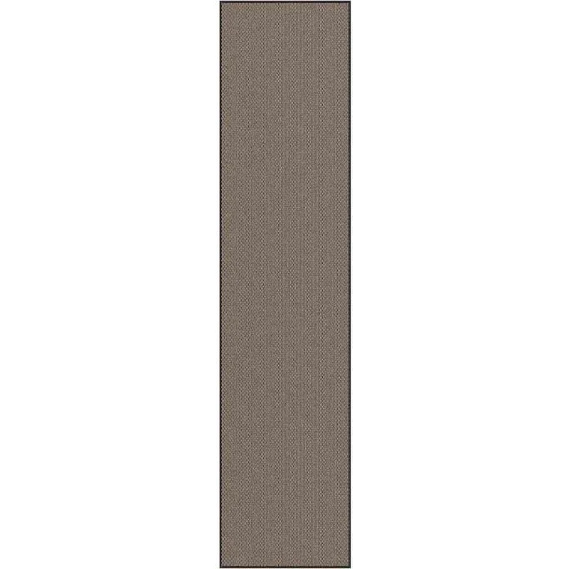 vidaXL Dørmåtte brun 115x500 cm