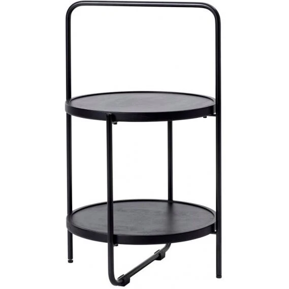 byKato Mini bakkebord Ø36 cm – sort stel