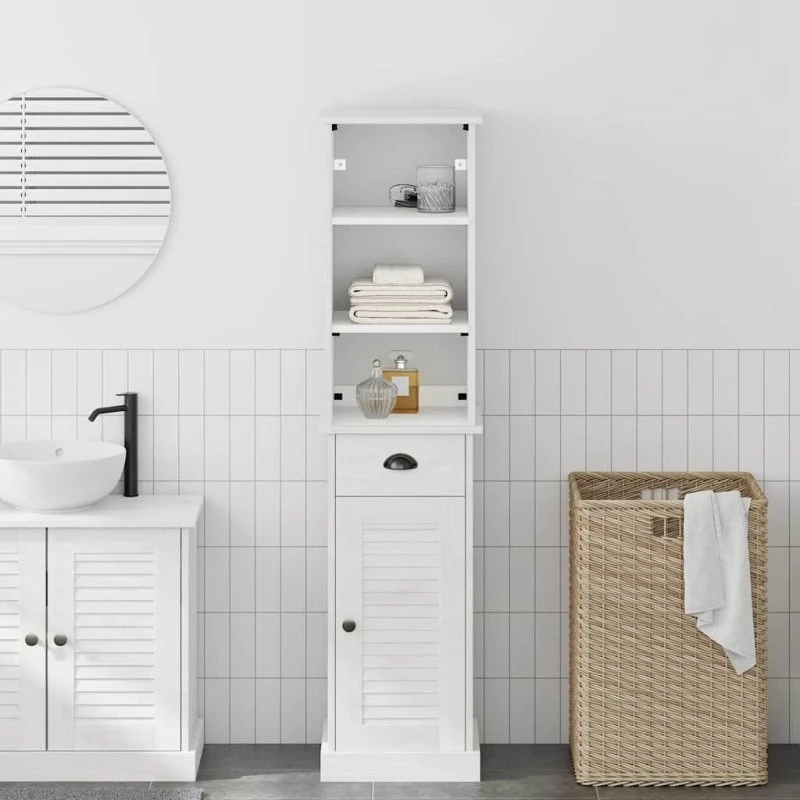 vidaXL VIGO badeværelsesmøbel sæt 2 dele – hvid/antik hvid