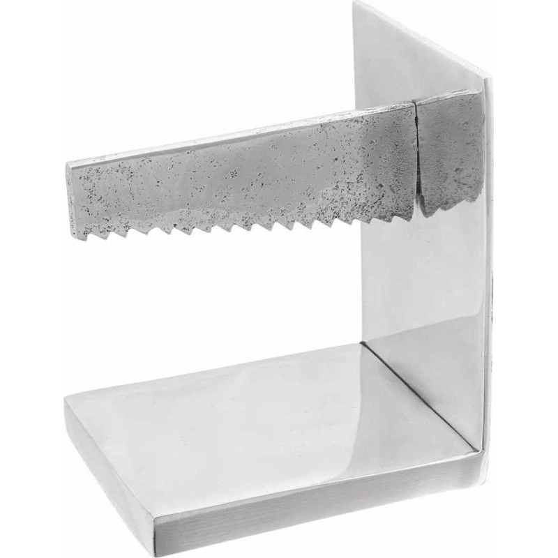 vidaXL Bogstøtter 2 stk Sølv 11 x 14 x 17,5 cm Aluminium