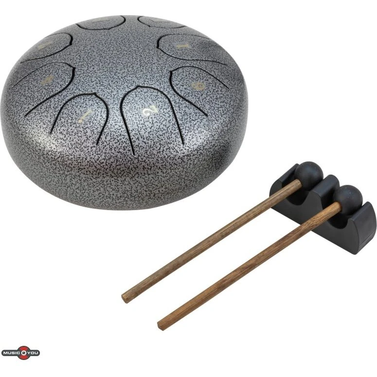 DIMAVERY TD-8 ståltunge tromme, 8-toner C – sølv