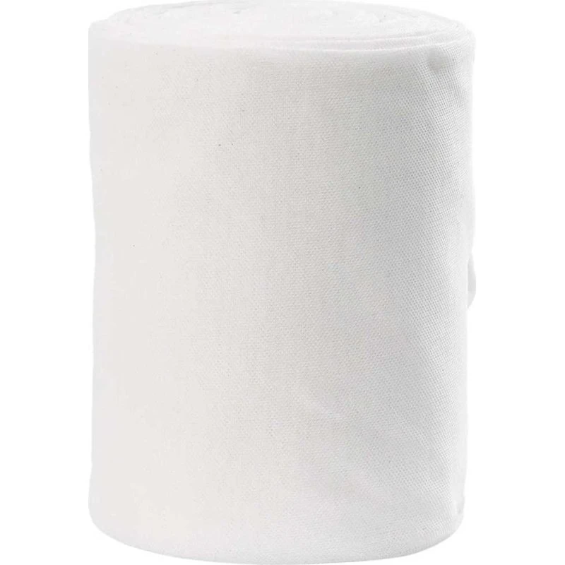 vidaXL Afløbsrør i stof 16 x 2000 cm, hvid