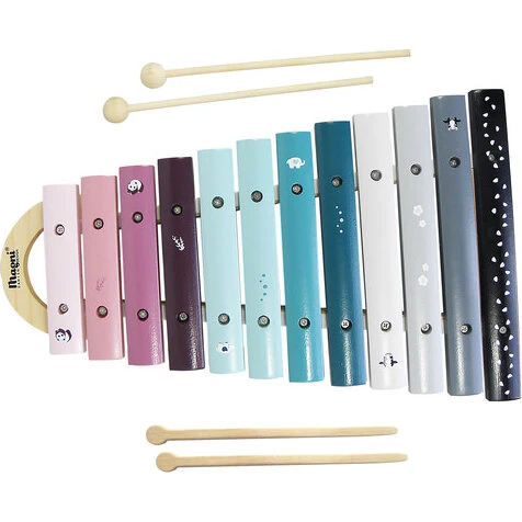 Magni Træxylofon med dyredesign, 36 x 22 x 3,5 cm