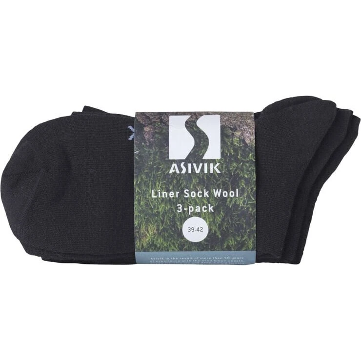 Asivik Liner Sok Merinould 3-pak