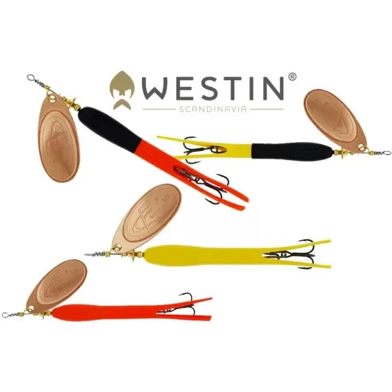 Westin FC Spinner Upstream 20 g - fl. orange/kobber