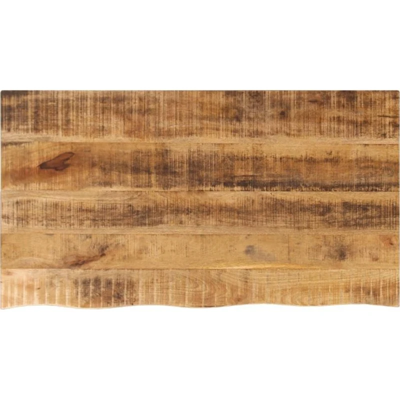Mangotræ bordplade 110x60x3,8 cm naturlig kant