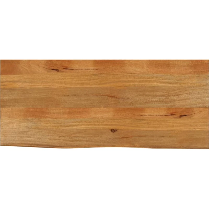 vidaXL bordplade massivt mangotræ 140x60x2,5 cm naturlig kant