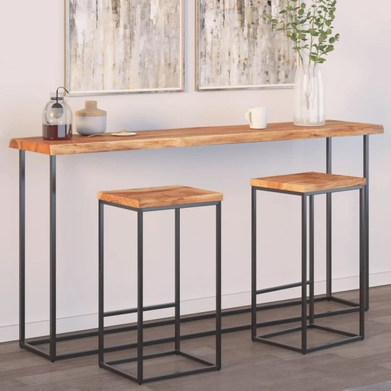 vidaXL bordplade rektangulær 180x40x2,5 cm akacietræ