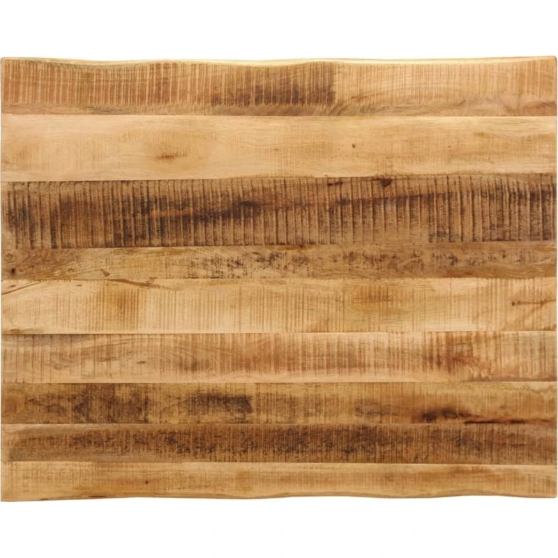 vidaXL bordplade 90x80x2,5 cm massiv mangotræ, naturlig kant