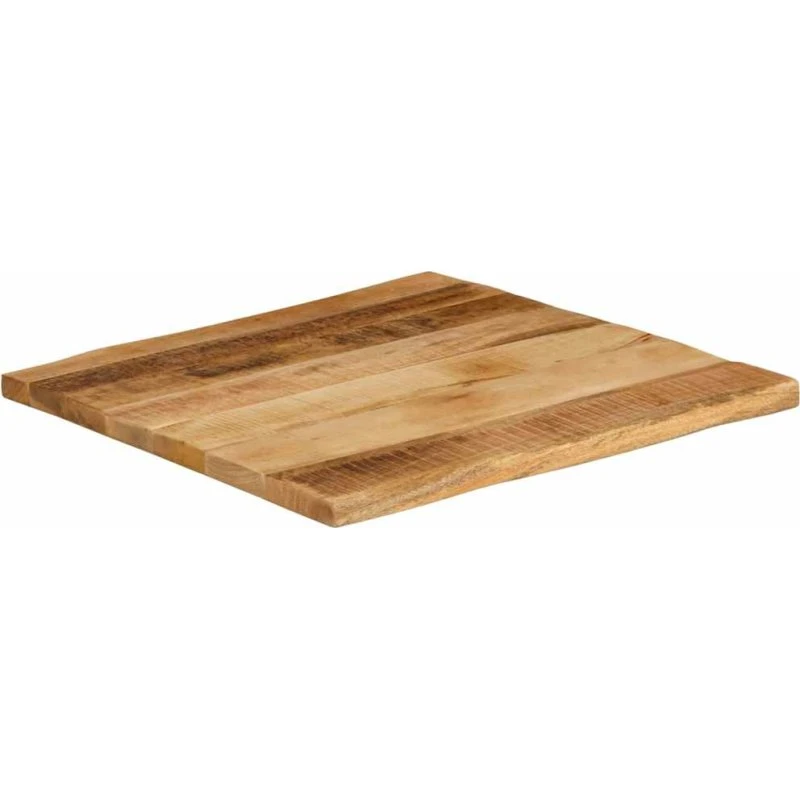 vidaXL bordplade mangotræ 40x40x3,8 cm naturlig kant