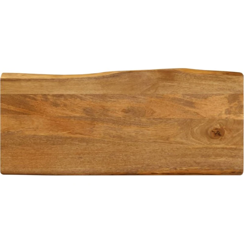 vidaXL bordplade 80x40x2,5 cm naturlig kant mangotræ
