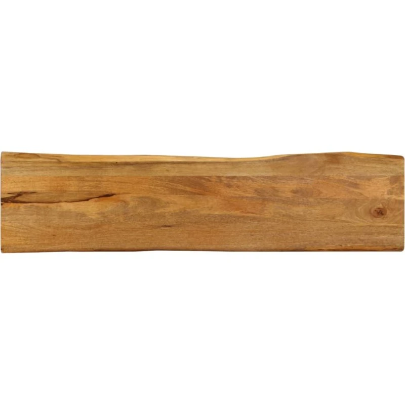 vidaXL bordplade 160x40x2,5 cm naturlig kant massivt mangotræ