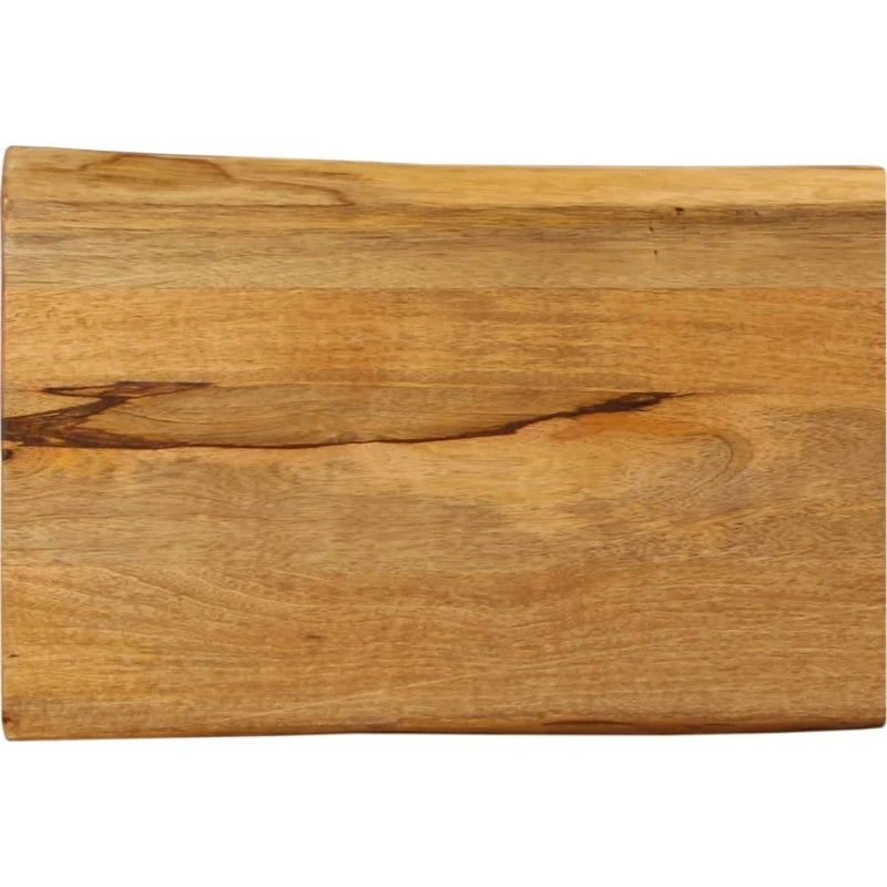 vidaXL bordplade i massivt mangotræ 50x40x3,8 cm, naturlig kant