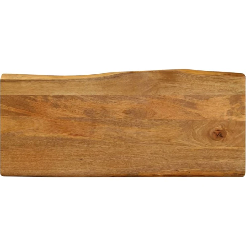 vidaXL bordplade 90x40x3,8 cm mangotræ med naturlig kant