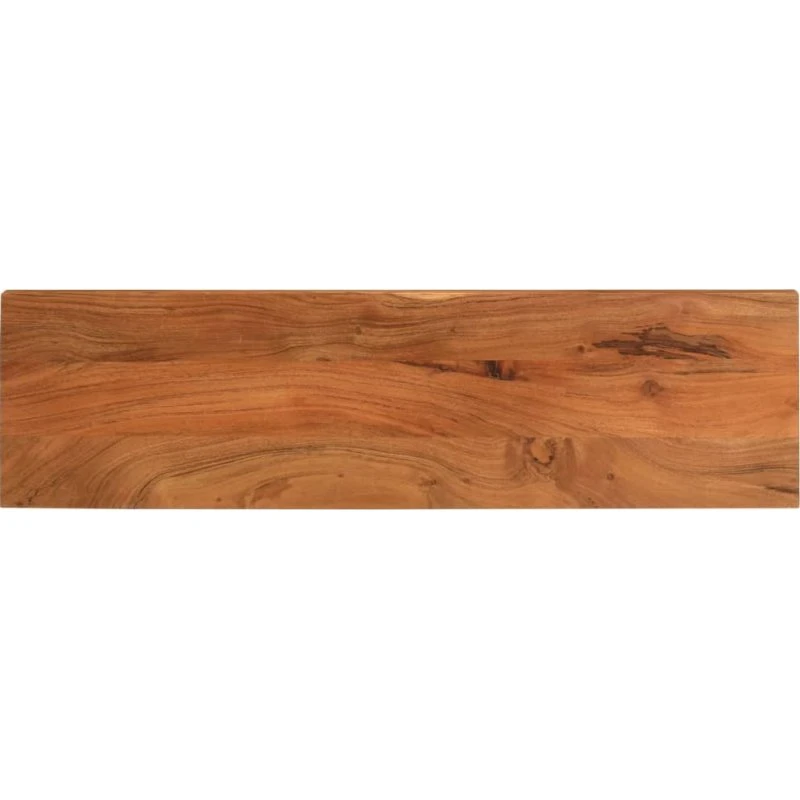 vidaXL bordplade 110x40x2,5 cm rektangulær i massivt akacietræ