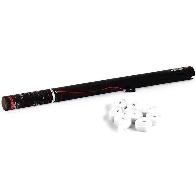 TCM Elektrisk Konfettirør 80 cm – Hvid