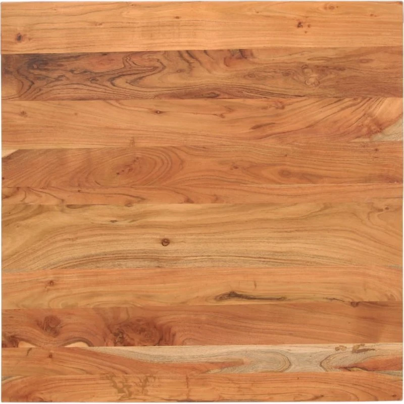 vidaXL bordplade 90x90x3,8 cm firkantet massivt akacietræ