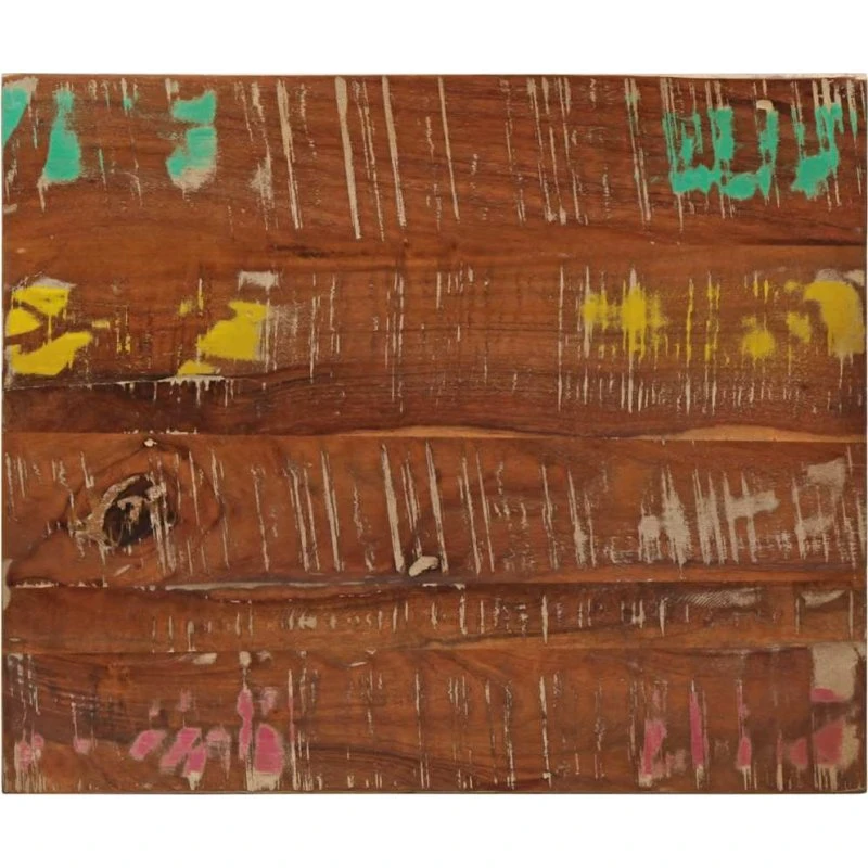 vidaXL bordplade 60x50x2,5 cm i massivt genbrugstræ