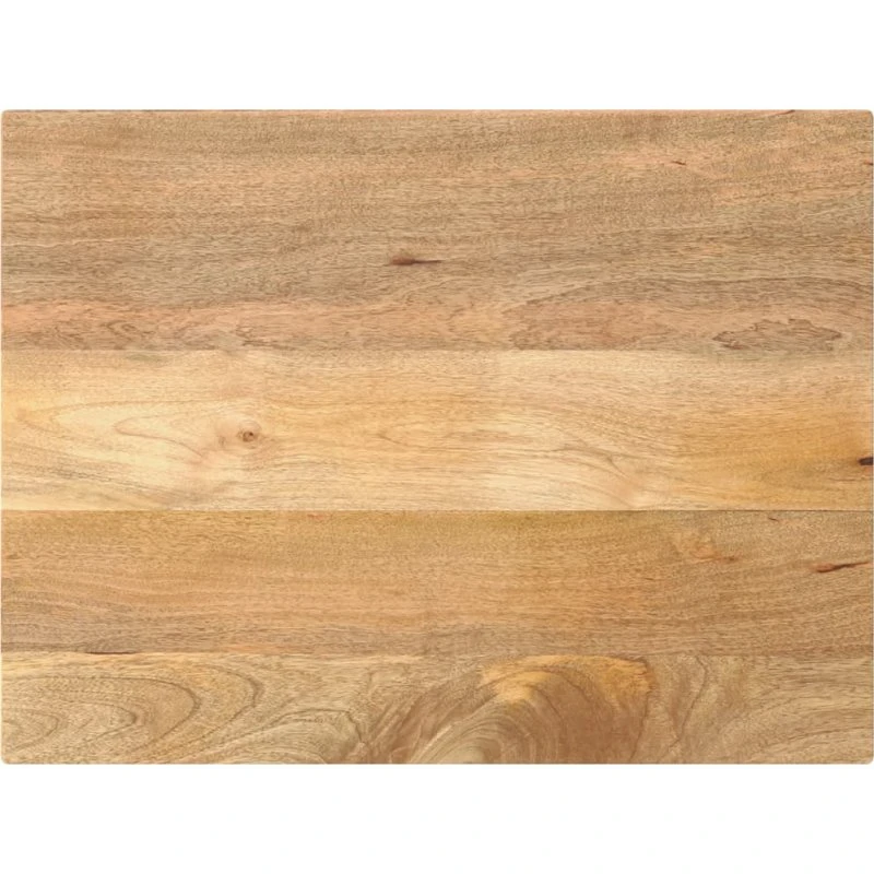 vidaXL bordplade rektangulær i massivt mangotræ 80x70x3,8 cm