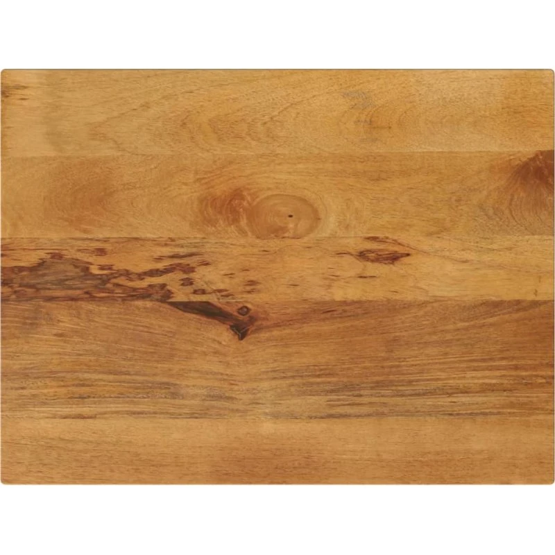 vidaXL bordplade 80x50x2,5 cm rektangulær i massivt mangotræ
