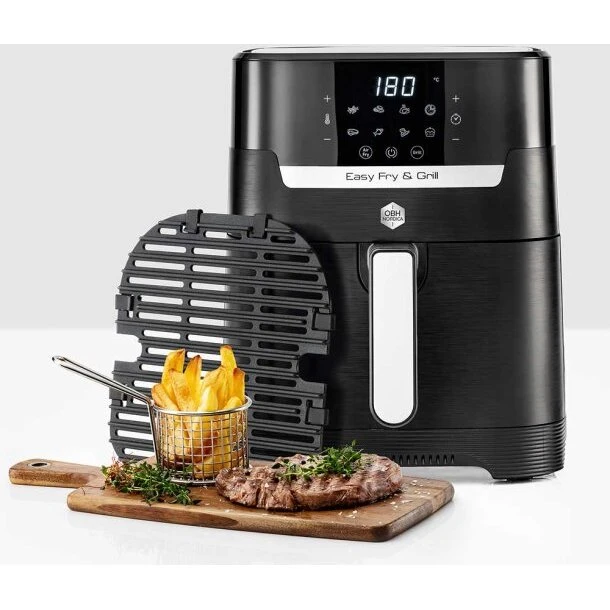OBH Nordica Easy Fry & Grill Precision 2in1 - 4,2 L, Sort