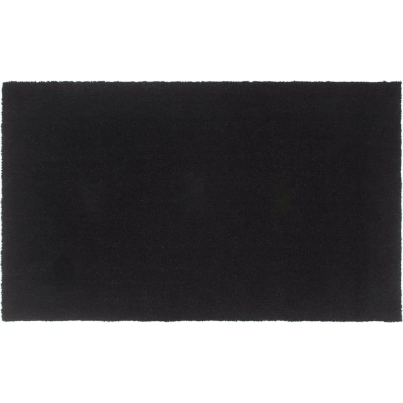 vidaXL dørmåtte 90x150 cm tuftet coir, sort