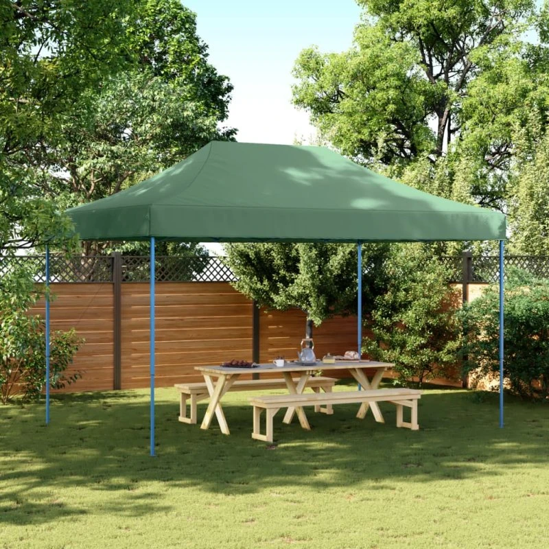 vidaXL foldbart pop-up festtelt 440x292x315 cm grøn