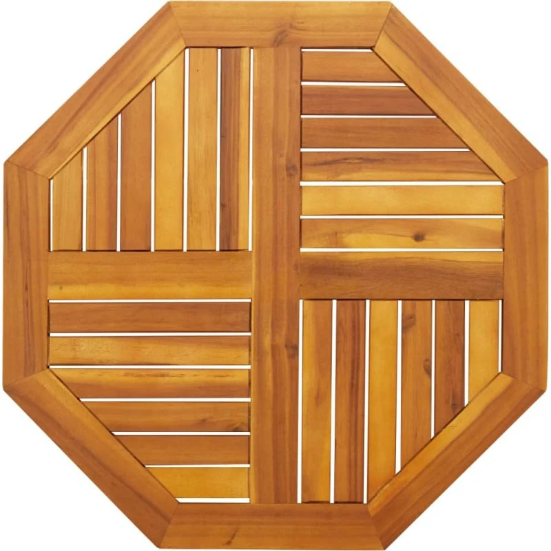 vidaXL ottekantet bordplade 70x70x2 cm i massivt akacietræ