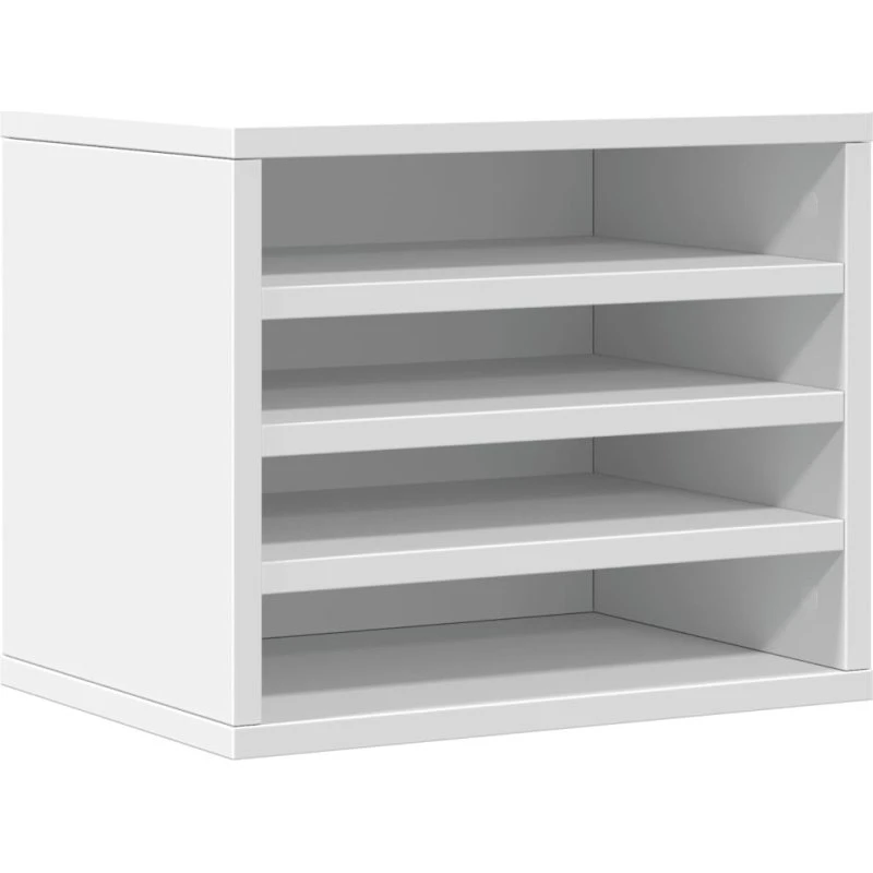 vidaXL dueslag til skrivebord 36x26x29,5 cm hvid