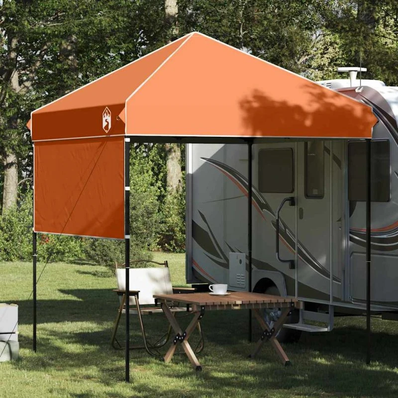 vidaXL Pop-up pavillon Orange 194x194x251 cm (stof)