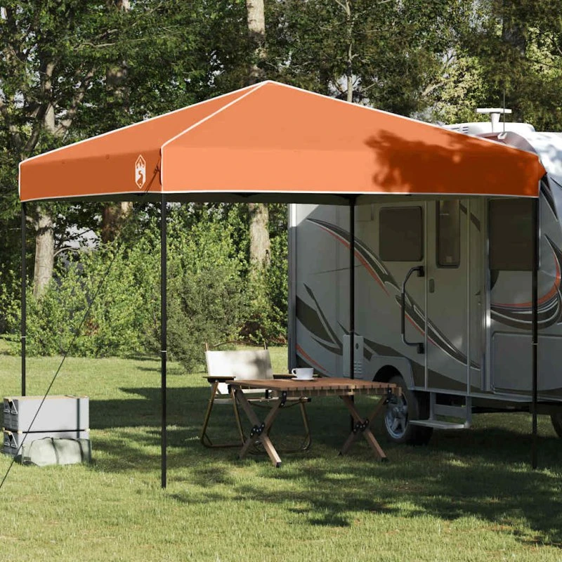 vidaXL Pop-up Canopy Telt Orange 243x243x251 cm