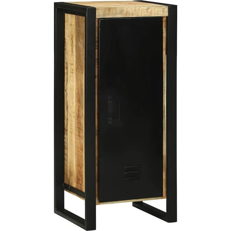 vidaXL Badeværelsesskab i massivt mangotræ 40 x 35 x 90 cm, brun