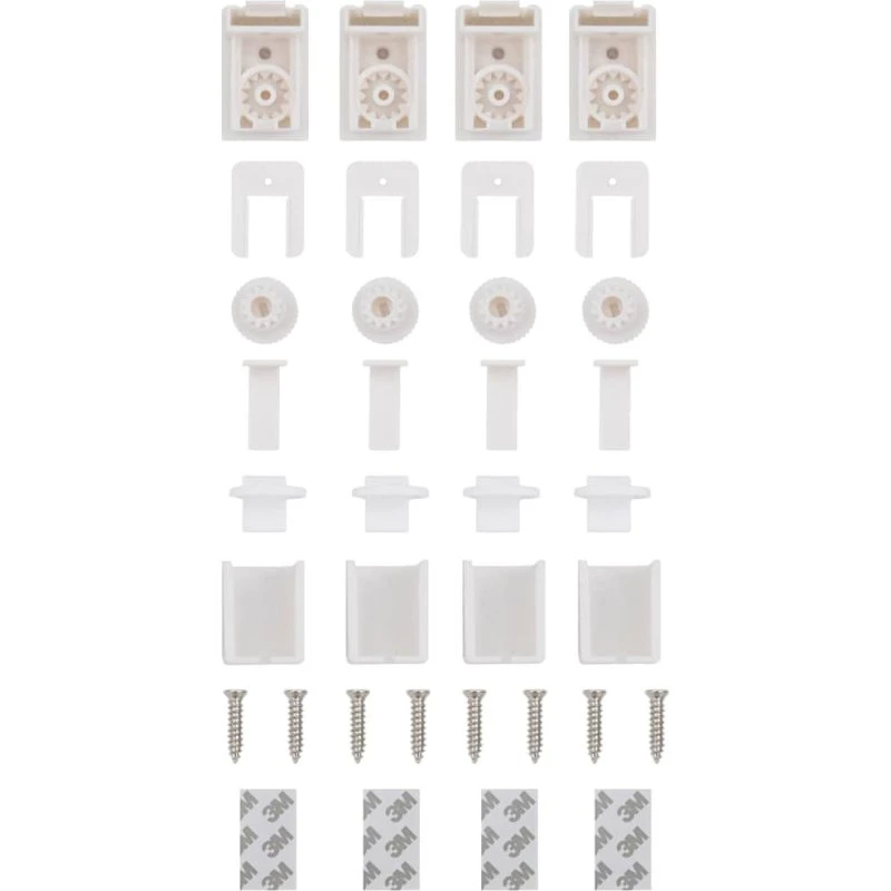 vidaXL 36 dele rullegardinbeslag (PVC)