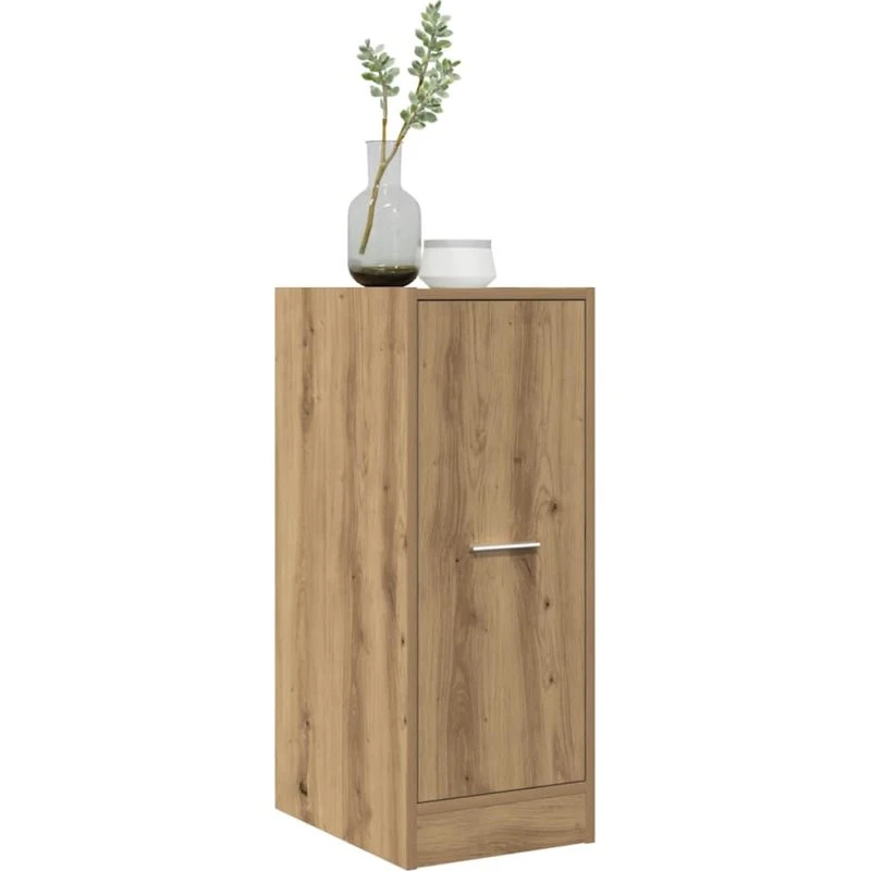 vidaXL apotekerskab 30x41x77,5 cm konstrueret træ, egetræsfarve