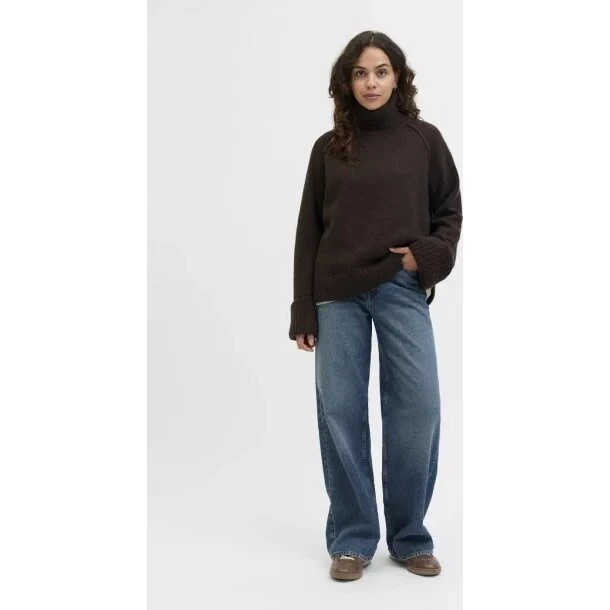 JJXX Ellinora striktrøje - light grey (let oversize)