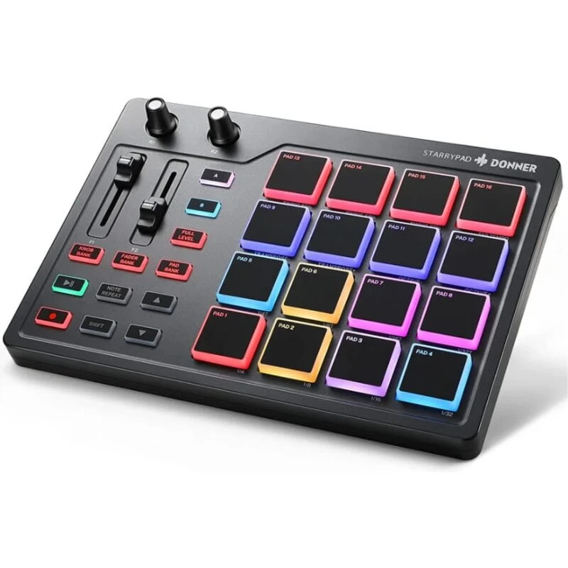 Donner DPD-16 MIDI-controller (16 dynamiske pads)