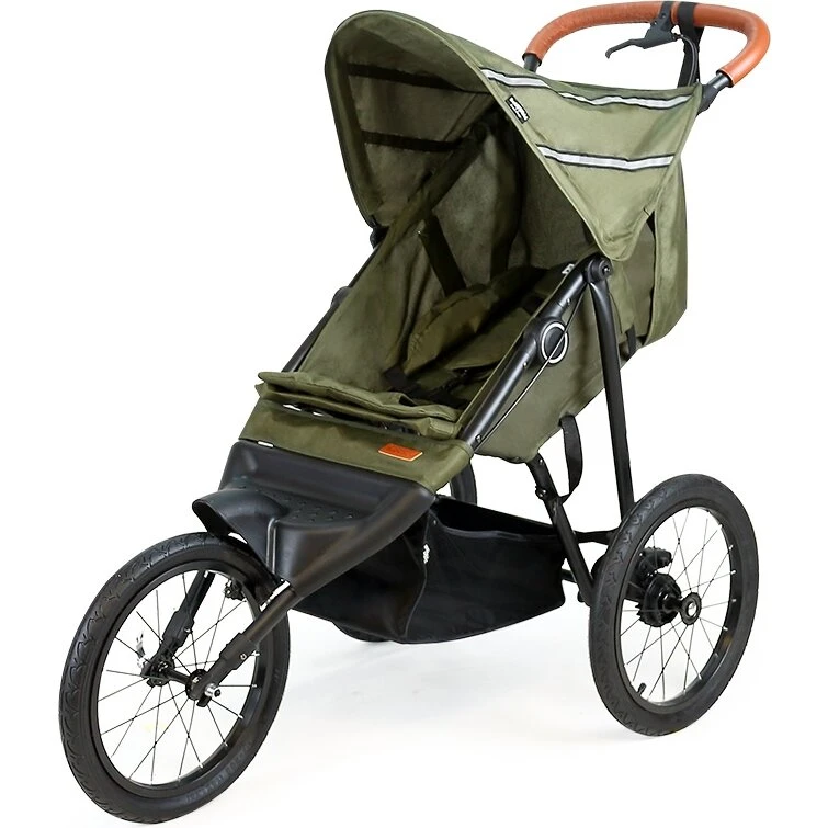 BabyTrold Jogger klapvogn, Oliven