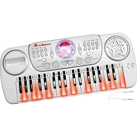 Jam Academy SG Music Keyboard med diskolys