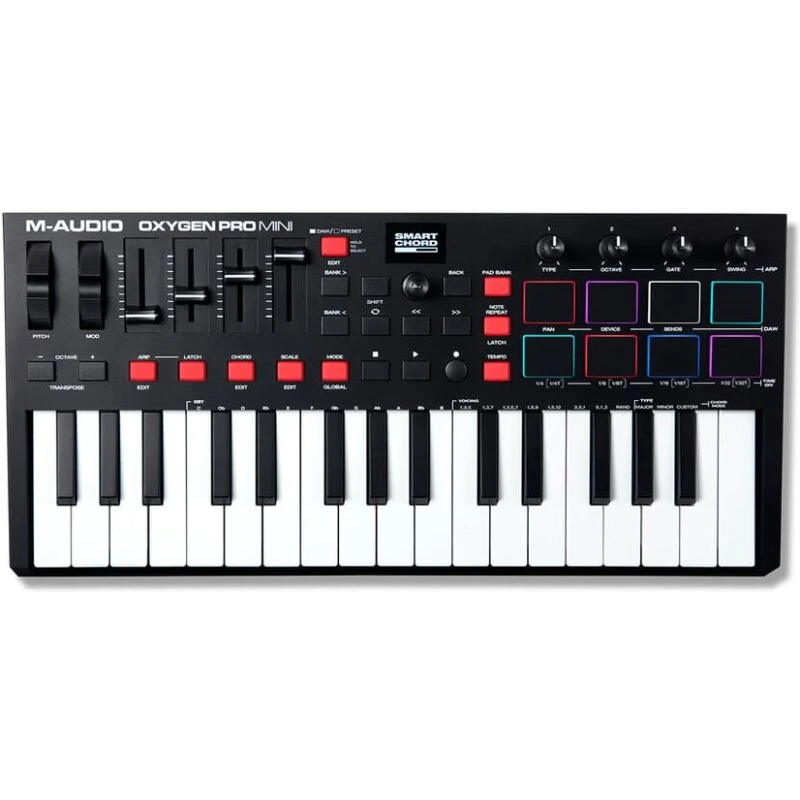 M-Audio Oxygen Pro Mini – 32-tangent USB MIDI-controller