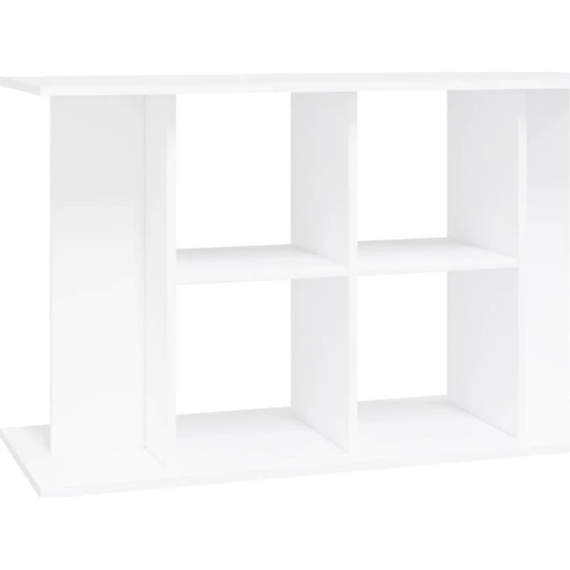 vidaXL akvariebord 100x40x60 cm konstrueret træ hvid