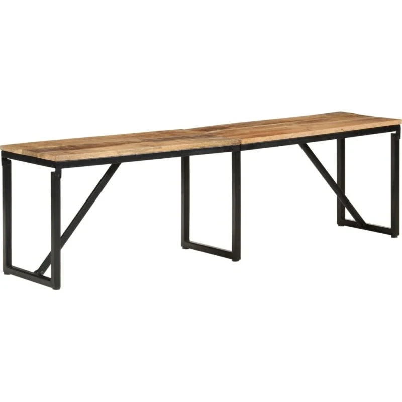 vidaXL bænk 160x35x46 cm massivt mangotræ
